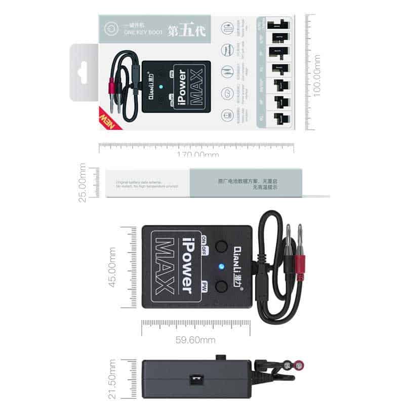 کابل پاور آیفون کیانلی Qianli iPower MAX - تصویر 3